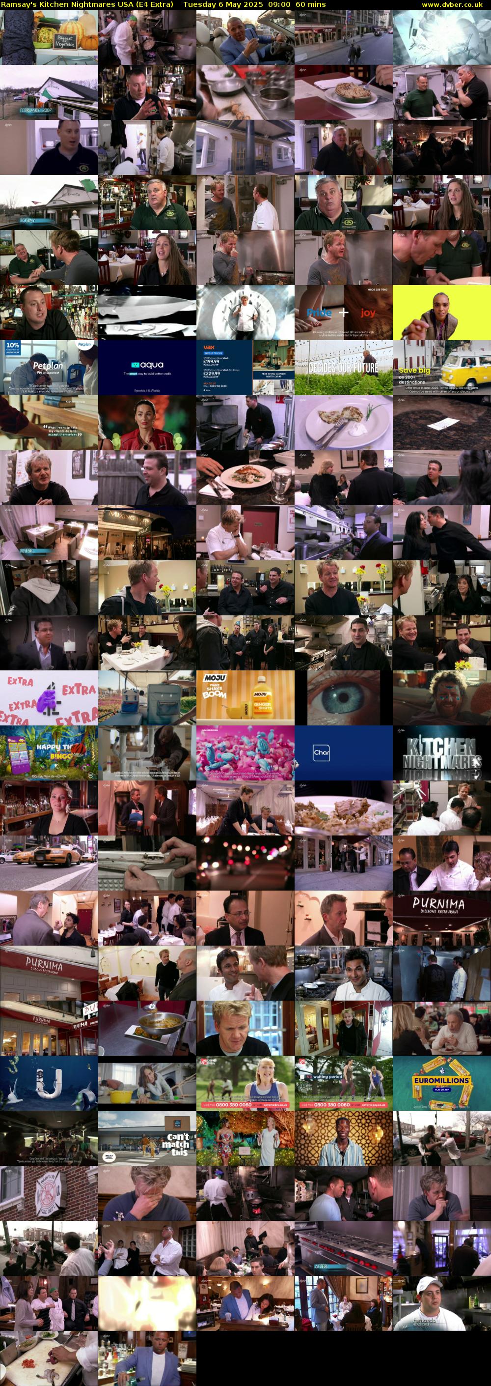 Ramsay's Kitchen Nightmares USA (E4 Extra) Tuesday 6 May 2025 09:00 - 10:00