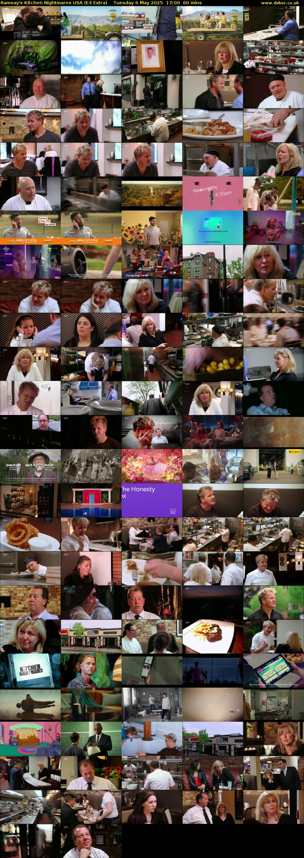 Ramsay's Kitchen Nightmares USA (E4 Extra) Tuesday 6 May 2025 17:00 - 18:00