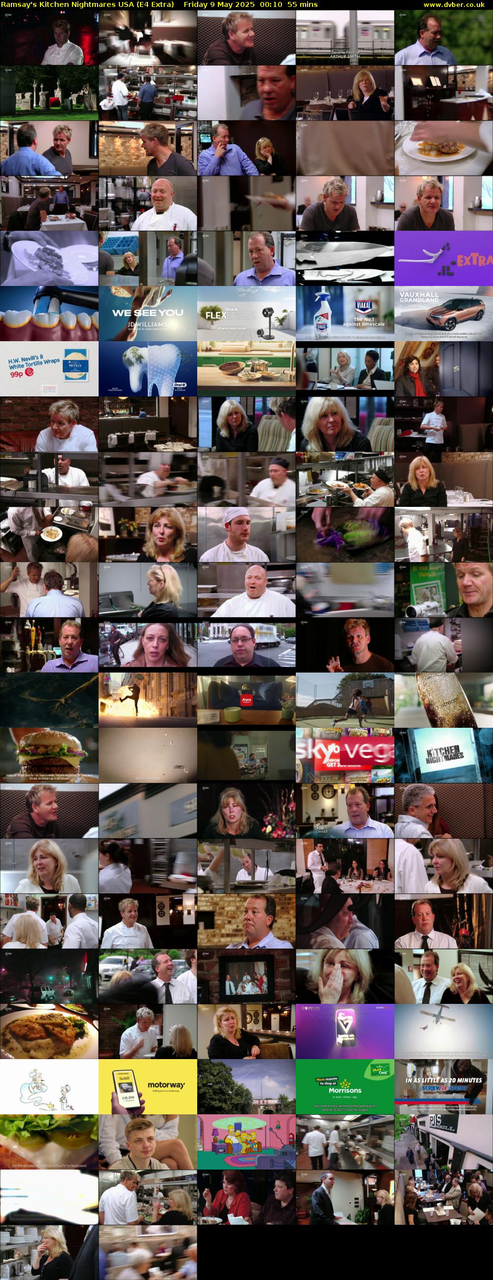 Ramsay's Kitchen Nightmares USA (E4 Extra) Friday 9 May 2025 00:10 - 01:05
