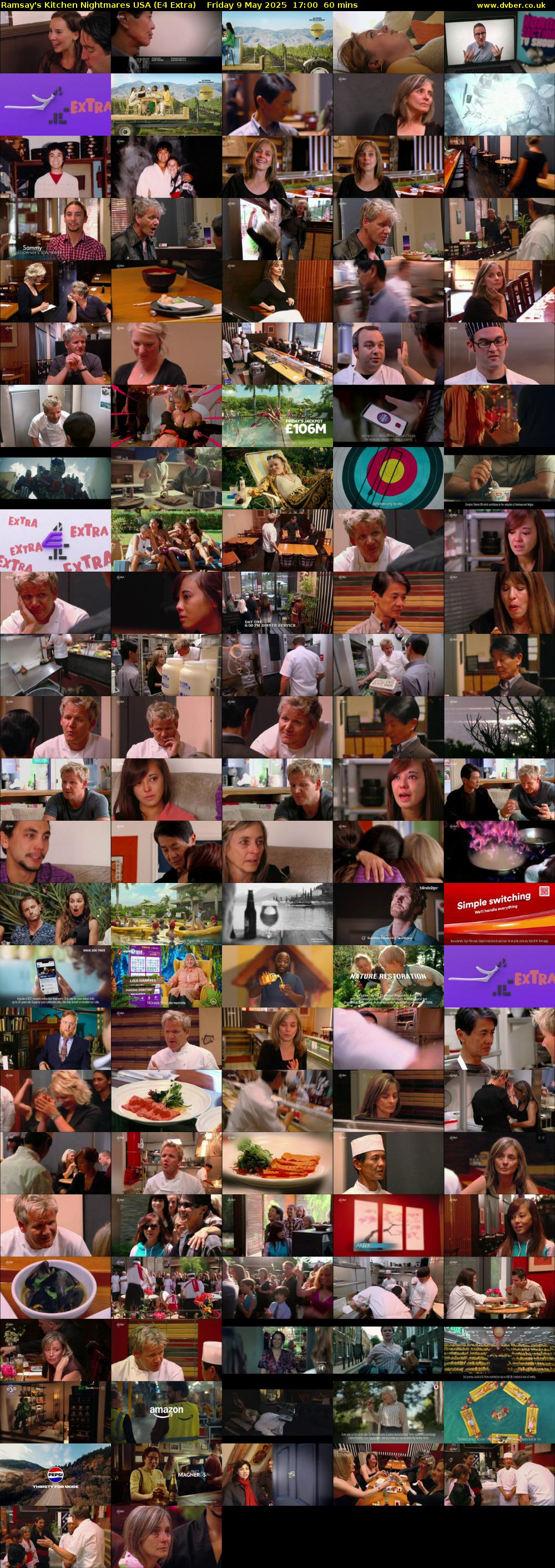 Ramsay's Kitchen Nightmares USA (E4 Extra) Friday 9 May 2025 17:00 - 18:00
