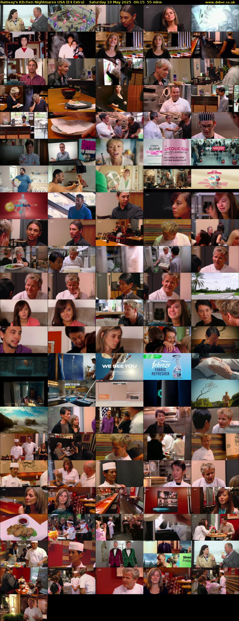 Ramsay's Kitchen Nightmares USA (E4 Extra) Saturday 10 May 2025 00:15 - 01:10