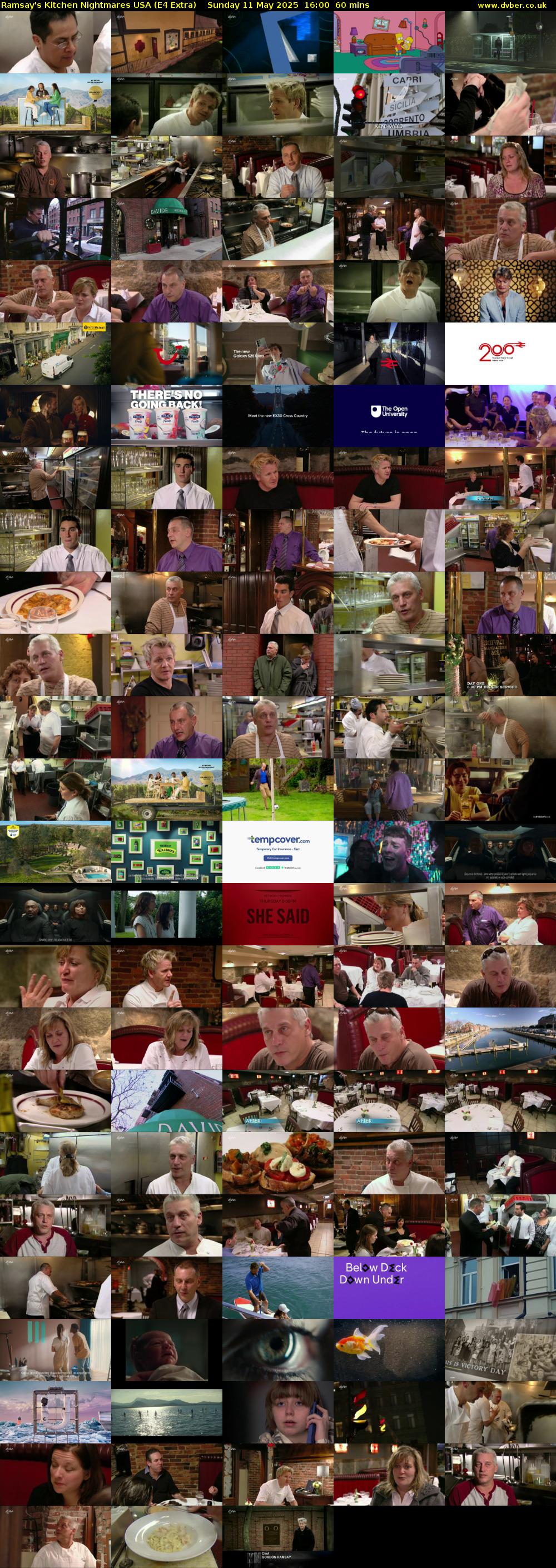 Ramsay's Kitchen Nightmares USA (E4 Extra) Sunday 11 May 2025 16:00 - 17:00