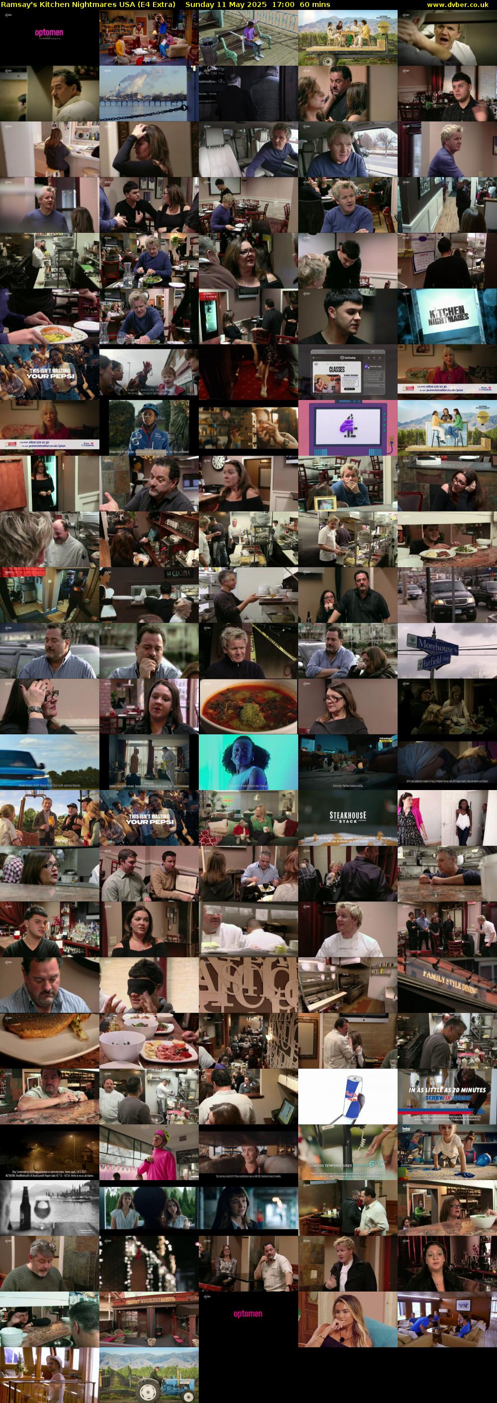 Ramsay's Kitchen Nightmares USA (E4 Extra) Sunday 11 May 2025 17:00 - 18:00