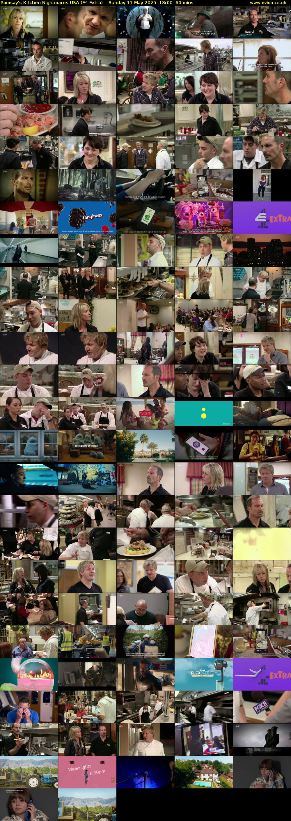 Ramsay's Kitchen Nightmares USA (E4 Extra) Sunday 11 May 2025 18:00 - 19:00
