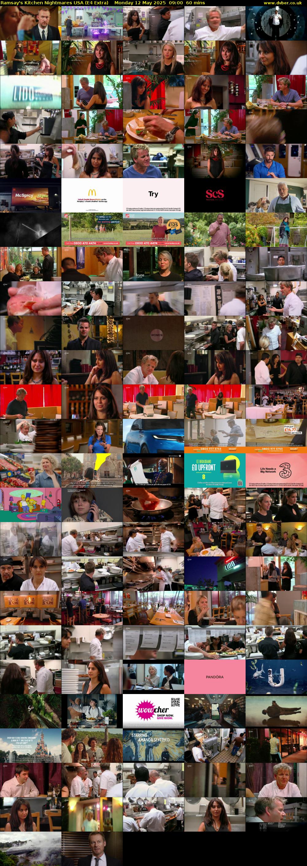 Ramsay's Kitchen Nightmares USA (E4 Extra) Monday 12 May 2025 09:00 - 10:00