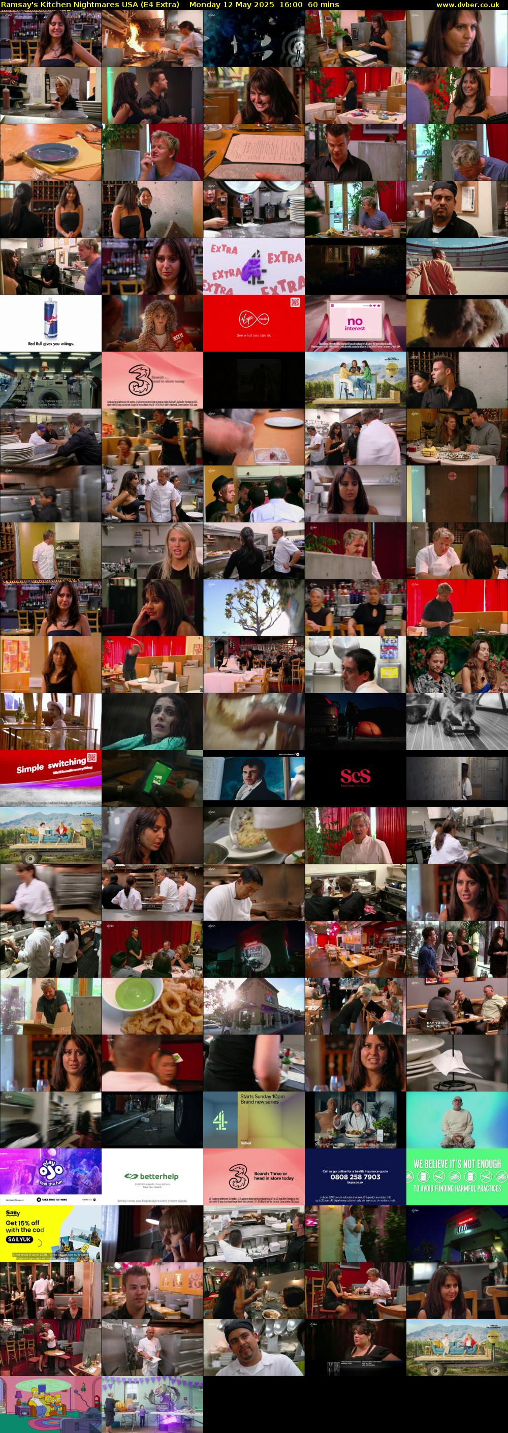 Ramsay's Kitchen Nightmares USA (E4 Extra) Monday 12 May 2025 16:00 - 17:00