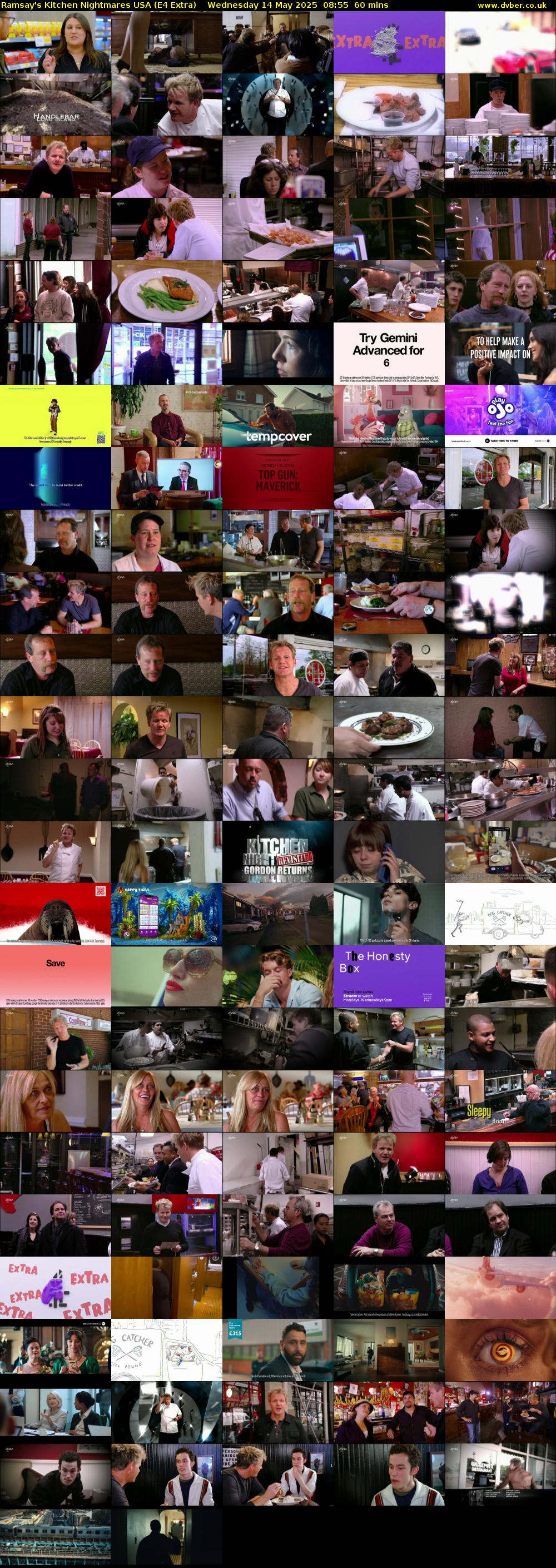 Ramsay's Kitchen Nightmares USA (E4 Extra) Wednesday 14 May 2025 08:55 - 09:55
