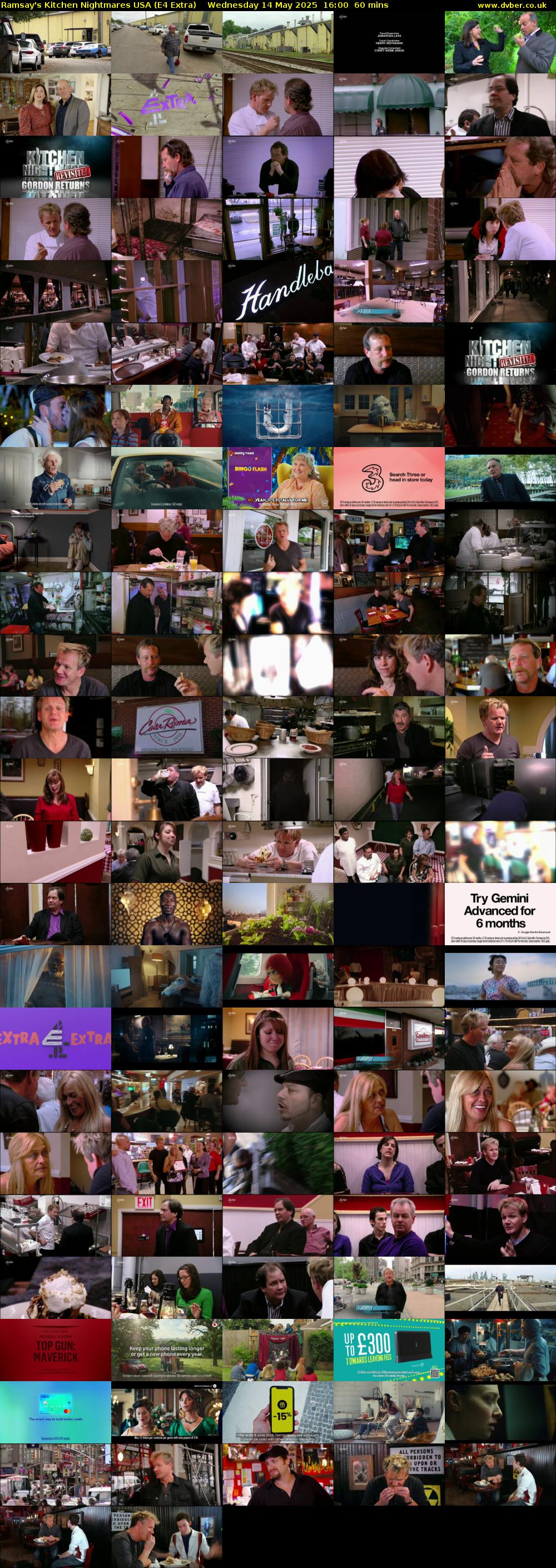 Ramsay's Kitchen Nightmares USA (E4 Extra) Wednesday 14 May 2025 16:00 - 17:00