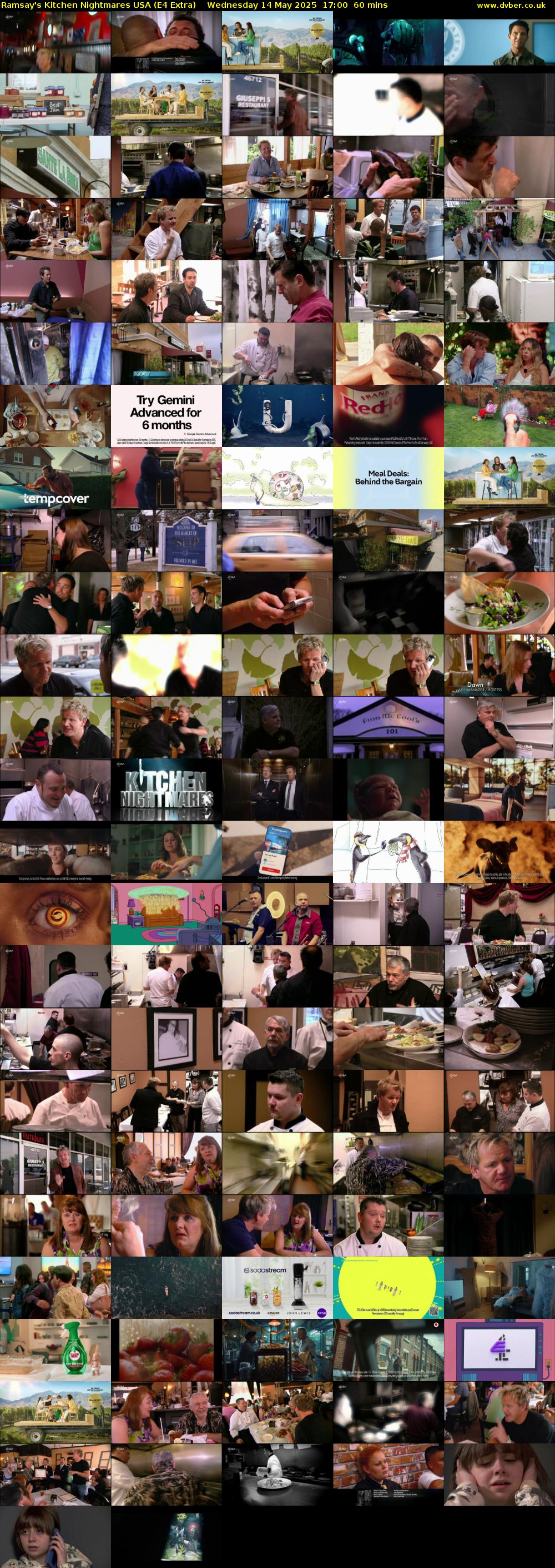 Ramsay's Kitchen Nightmares USA (E4 Extra) Wednesday 14 May 2025 17:00 - 18:00