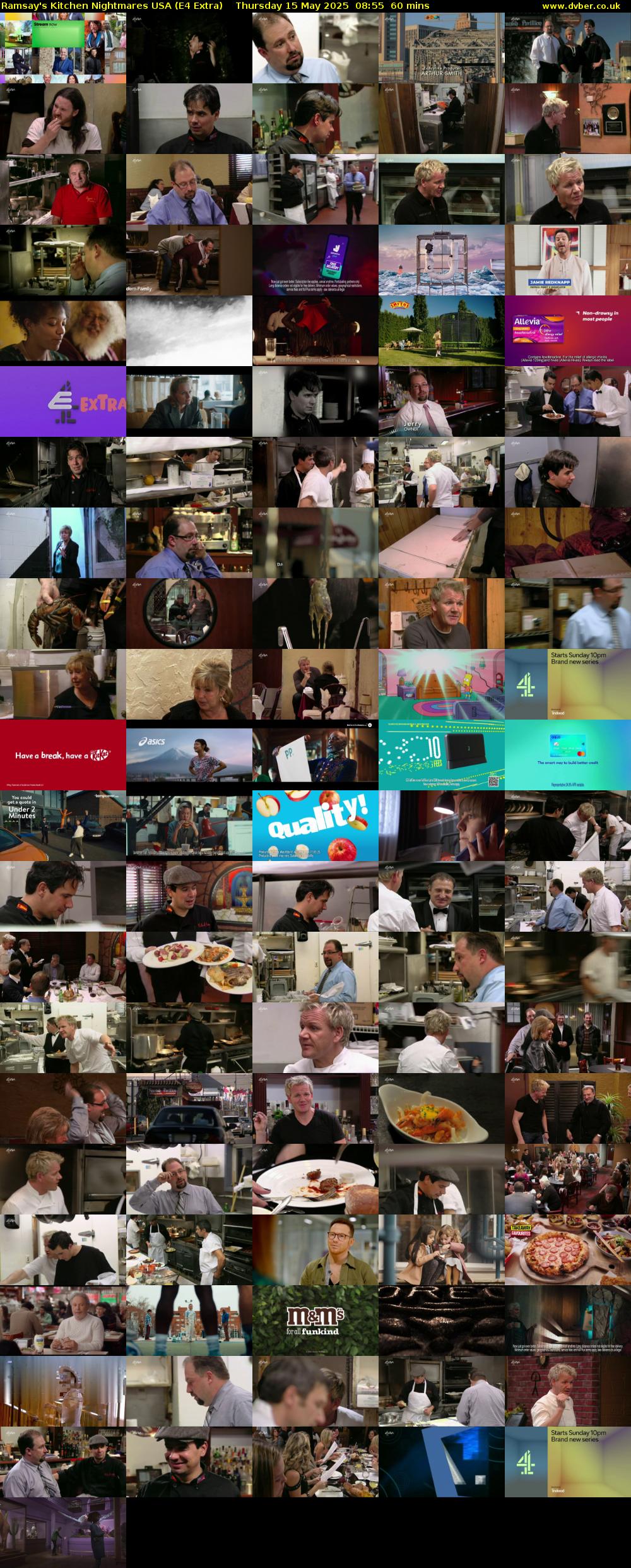 Ramsay's Kitchen Nightmares USA (E4 Extra) Thursday 15 May 2025 08:55 - 09:55
