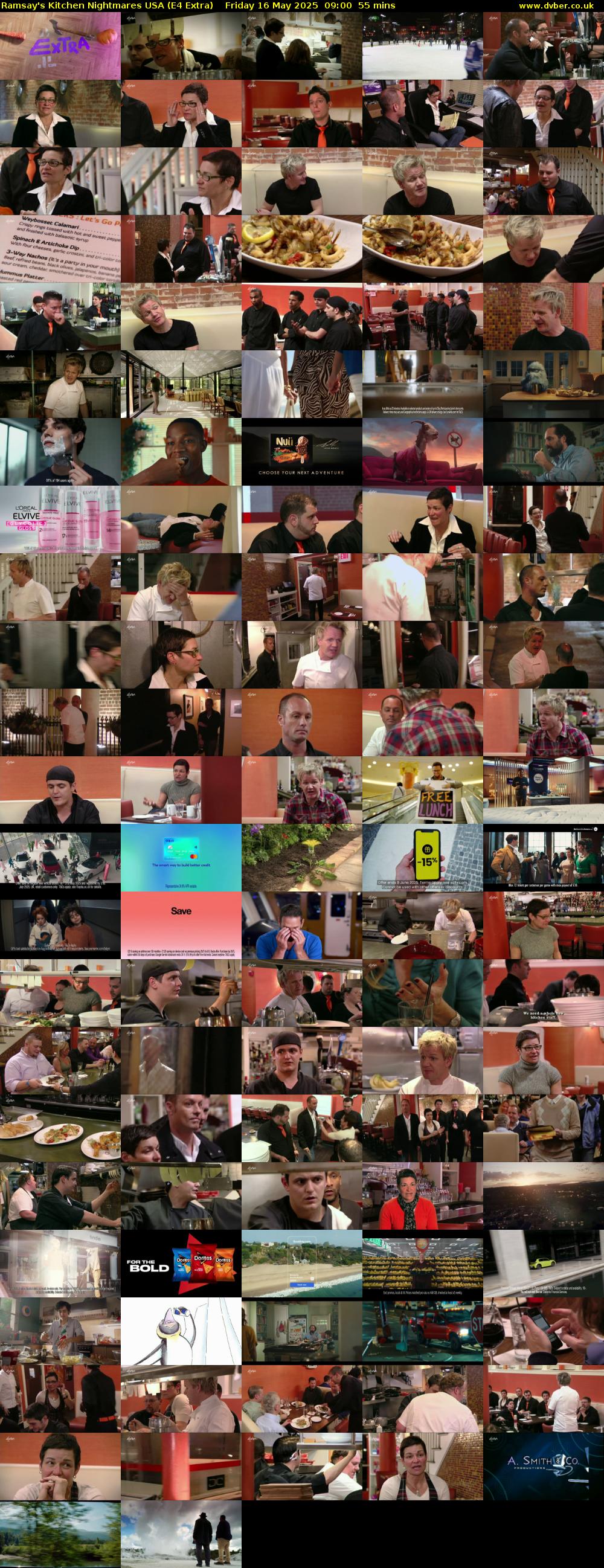 Ramsay's Kitchen Nightmares USA (E4 Extra) Friday 16 May 2025 09:00 - 09:55