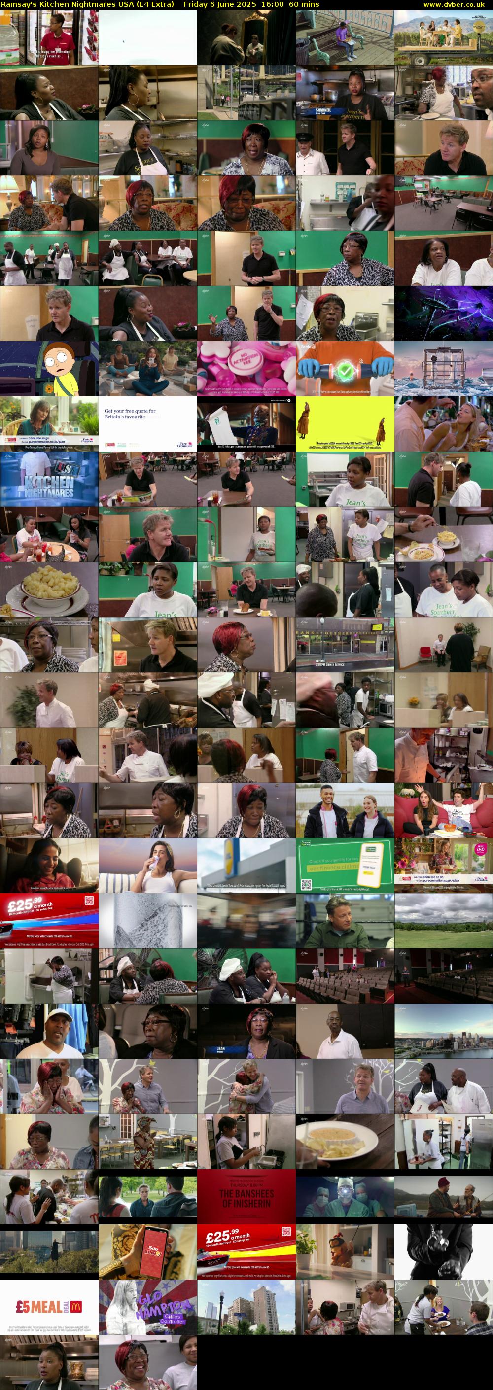 Ramsay's Kitchen Nightmares USA (E4 Extra) Friday 6 June 2025 16:00 - 17:00