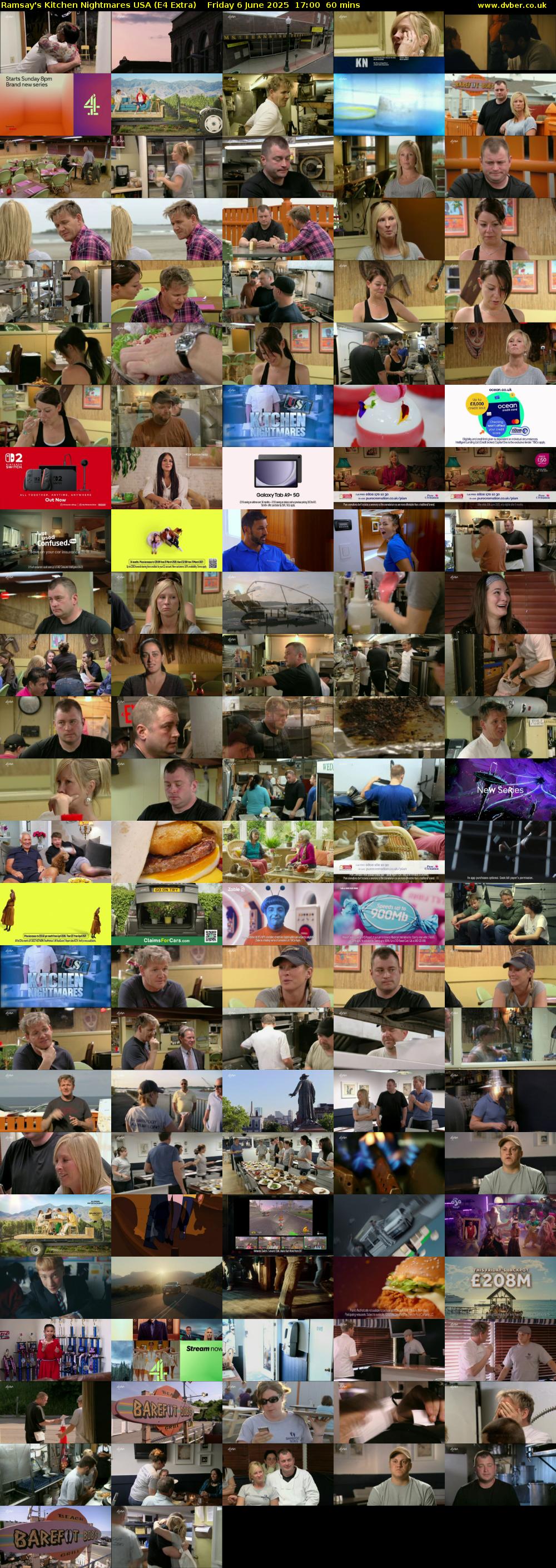 Ramsay's Kitchen Nightmares USA (E4 Extra) Friday 6 June 2025 17:00 - 18:00