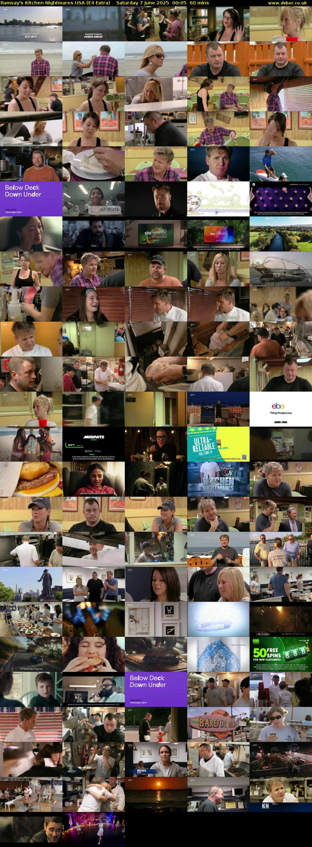 Ramsay's Kitchen Nightmares USA (E4 Extra) Saturday 7 June 2025 00:05 - 01:05