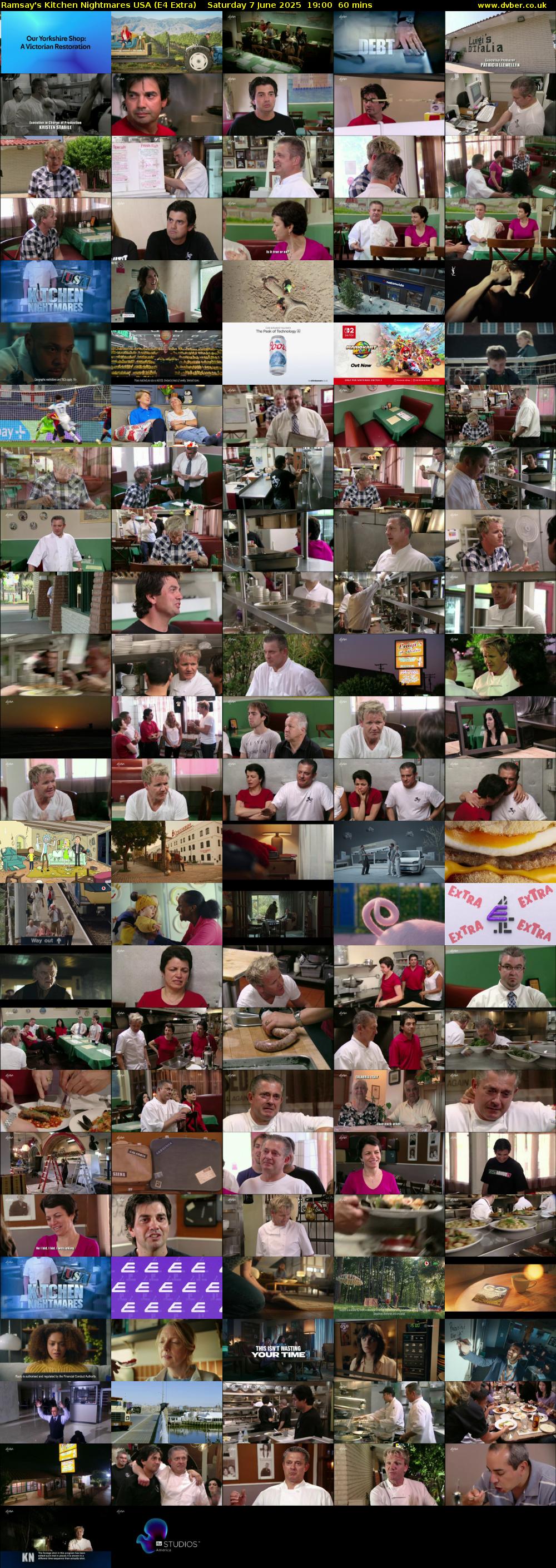Ramsay's Kitchen Nightmares USA (E4 Extra) Saturday 7 June 2025 19:00 - 20:00