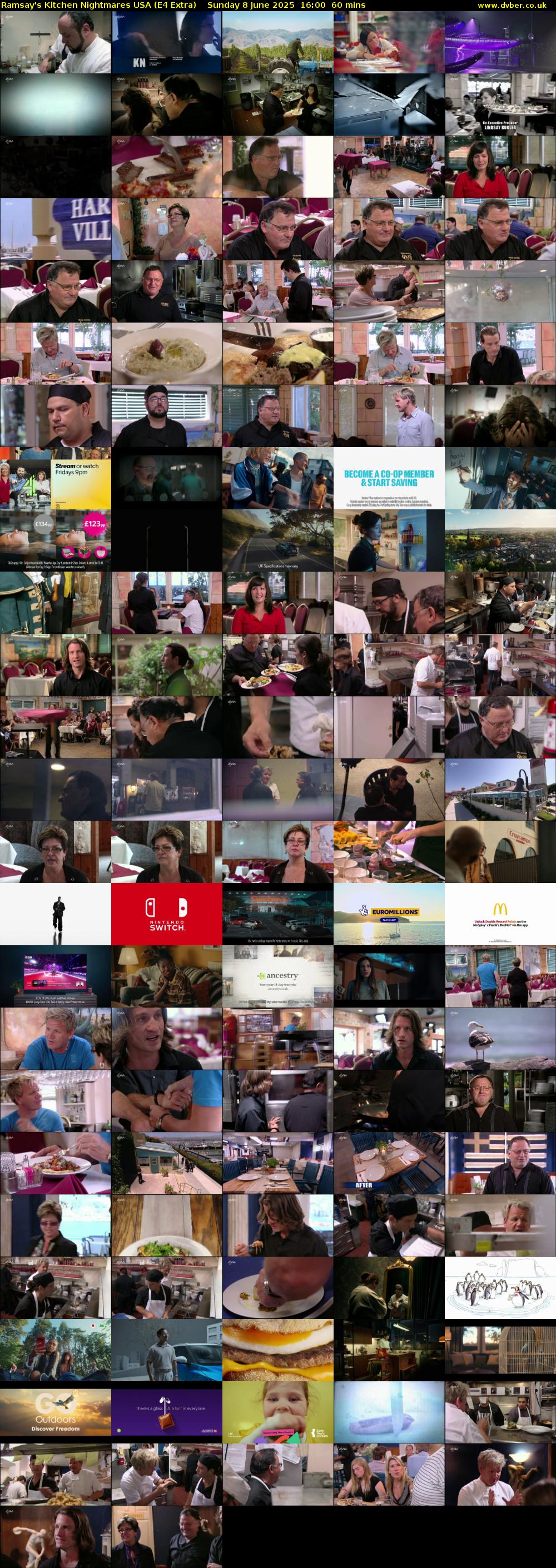 Ramsay's Kitchen Nightmares USA (E4 Extra) Sunday 8 June 2025 16:00 - 17:00