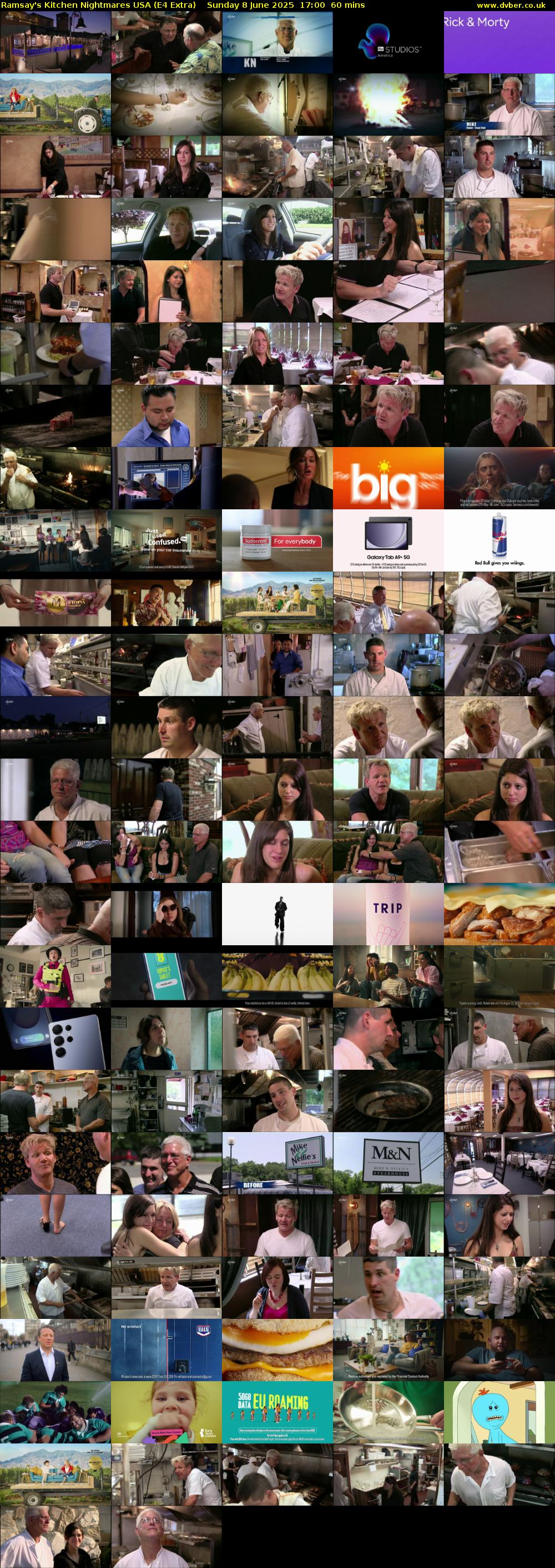 Ramsay's Kitchen Nightmares USA (E4 Extra) Sunday 8 June 2025 17:00 - 18:00