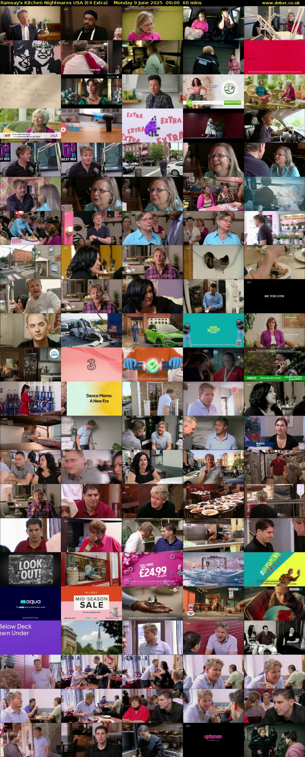 Ramsay's Kitchen Nightmares USA (E4 Extra) Monday 9 June 2025 09:00 - 10:00