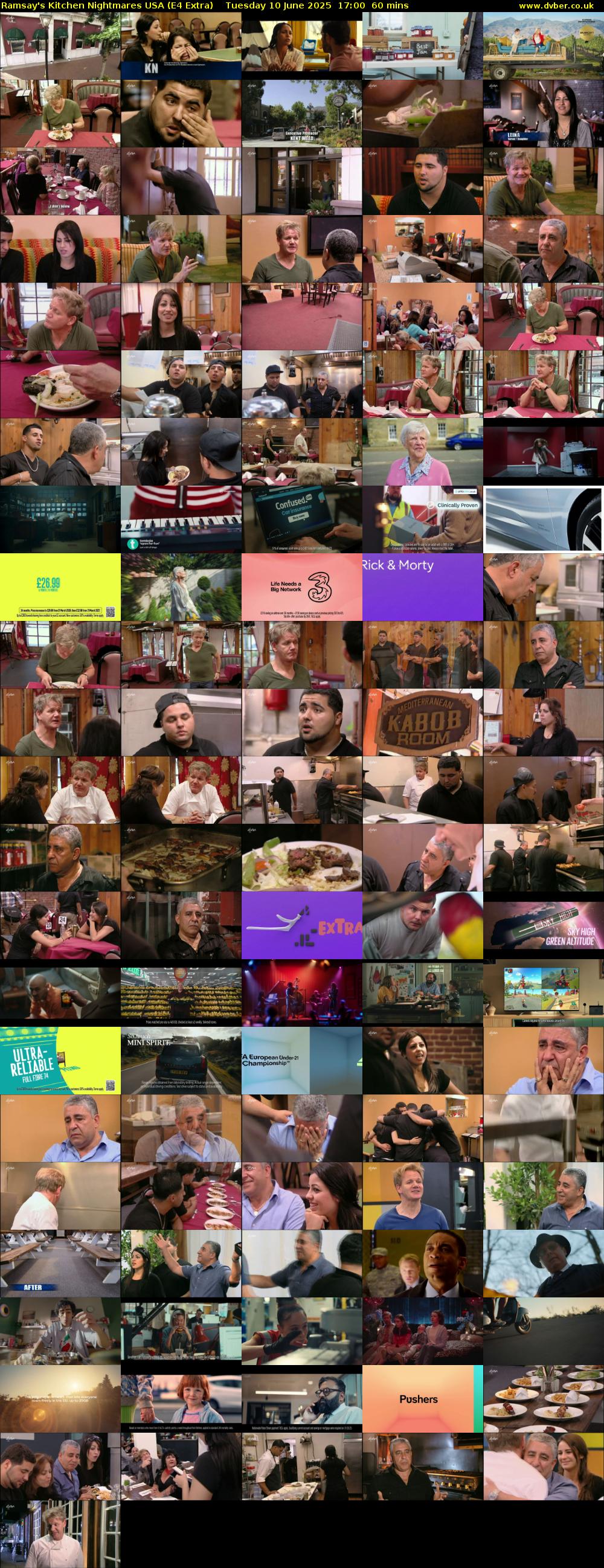 Ramsay's Kitchen Nightmares USA (E4 Extra) Tuesday 10 June 2025 17:00 - 18:00