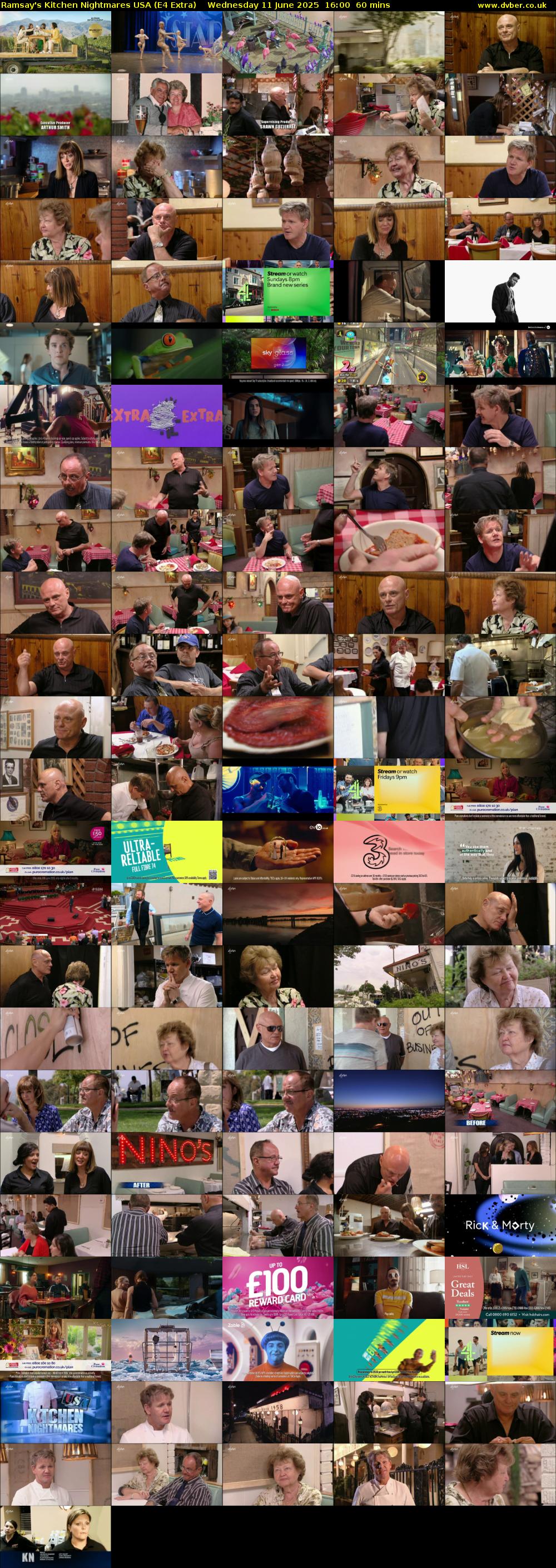 Ramsay's Kitchen Nightmares USA (E4 Extra) Wednesday 11 June 2025 16:00 - 17:00