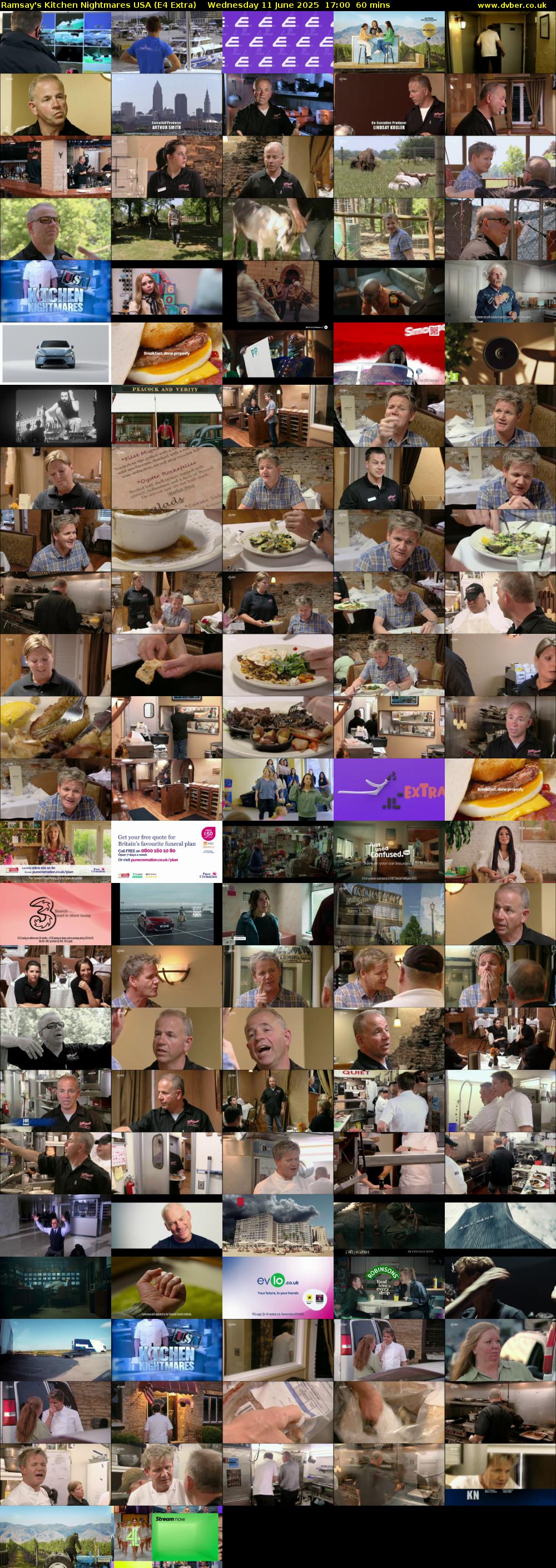Ramsay's Kitchen Nightmares USA (E4 Extra) Wednesday 11 June 2025 17:00 - 18:00