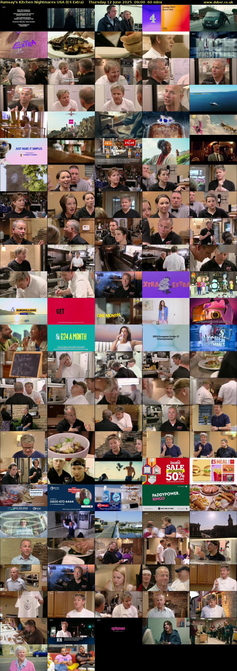 Ramsay's Kitchen Nightmares USA (E4 Extra) Thursday 12 June 2025 09:00 - 10:00