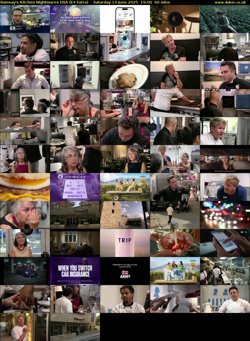 Ramsay's Kitchen Nightmares USA (E4 Extra) Saturday 14 June 2025 19:00 - 20:00