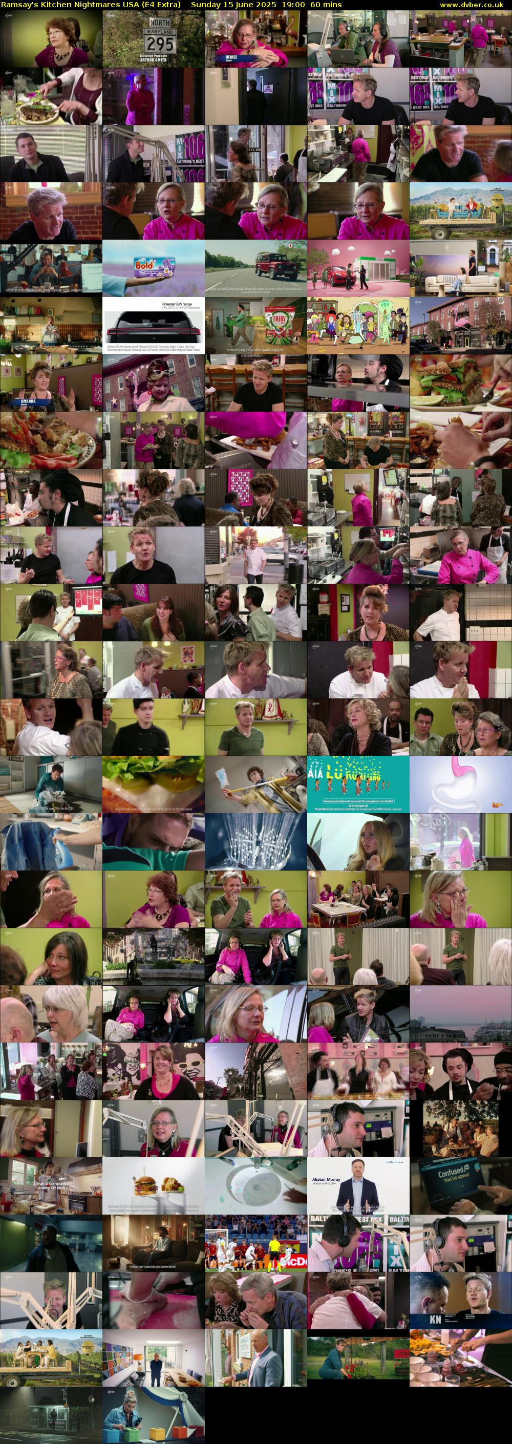 Ramsay's Kitchen Nightmares USA (E4 Extra) Sunday 15 June 2025 19:00 - 20:00