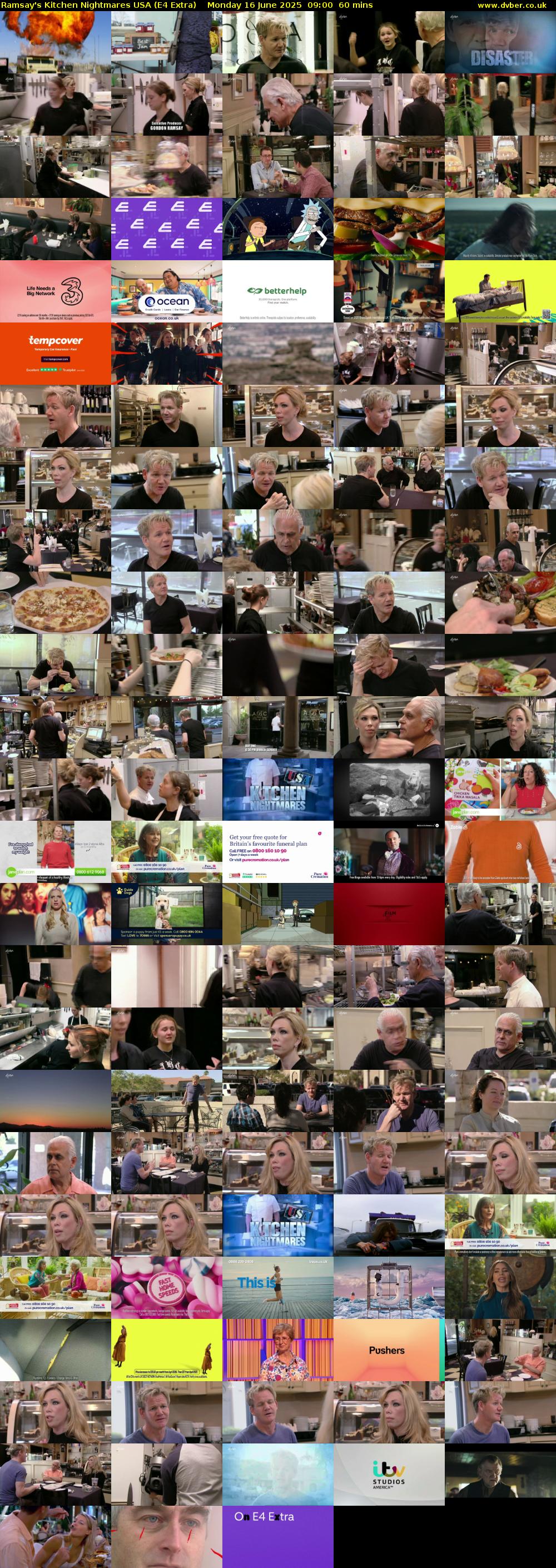 Ramsay's Kitchen Nightmares USA (E4 Extra) Monday 16 June 2025 09:00 - 10:00