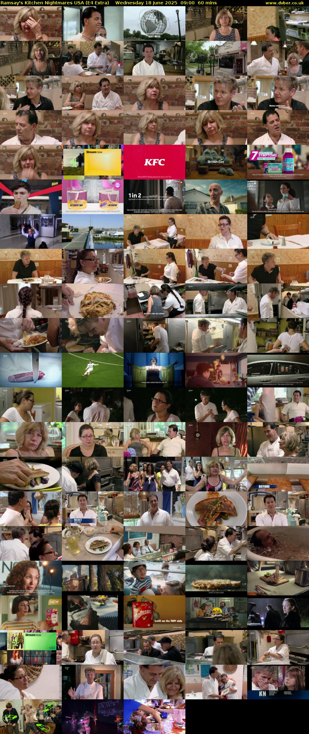 Ramsay's Kitchen Nightmares USA (E4 Extra) Wednesday 18 June 2025 09:00 - 10:00