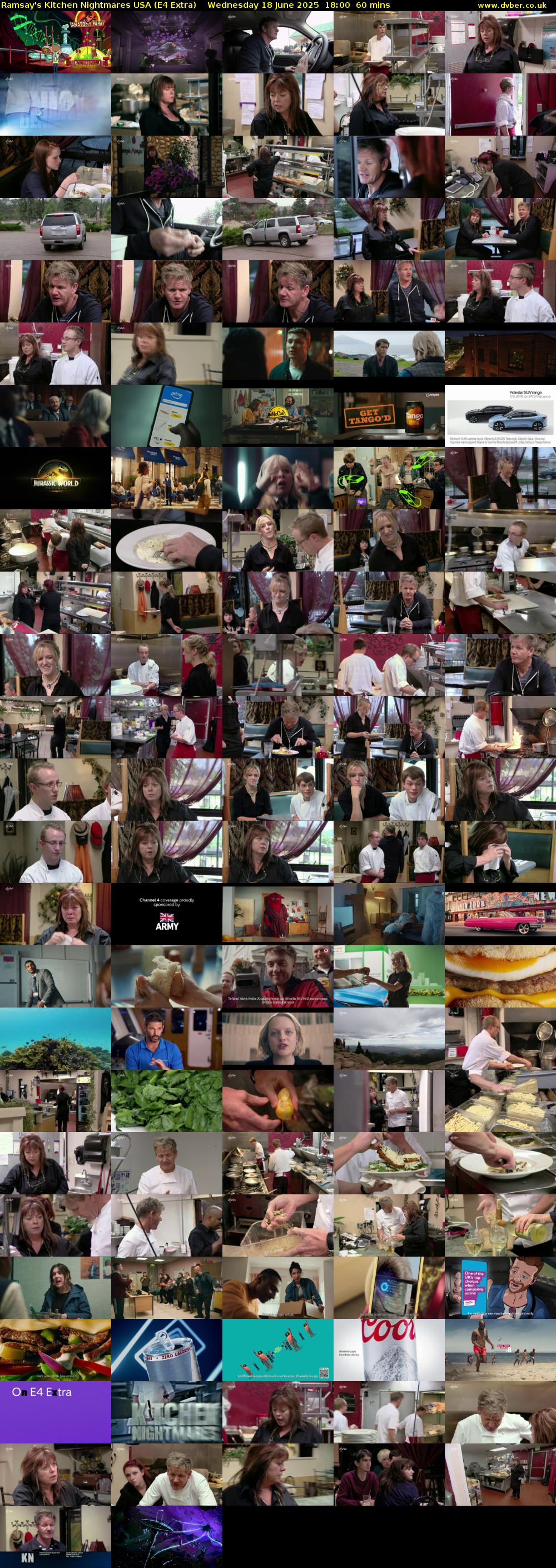 Ramsay's Kitchen Nightmares USA (E4 Extra) Wednesday 18 June 2025 18:00 - 19:00