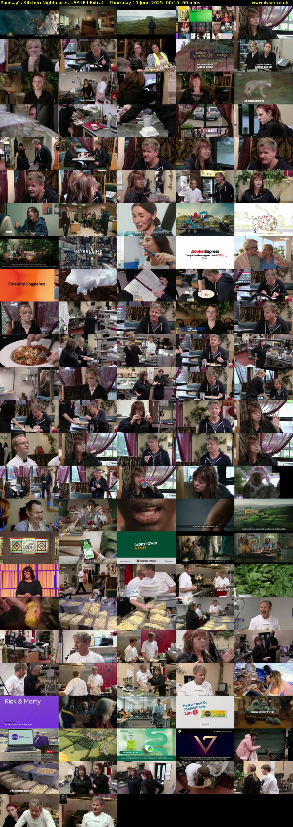 Ramsay's Kitchen Nightmares USA (E4 Extra) Thursday 19 June 2025 00:15 - 01:15