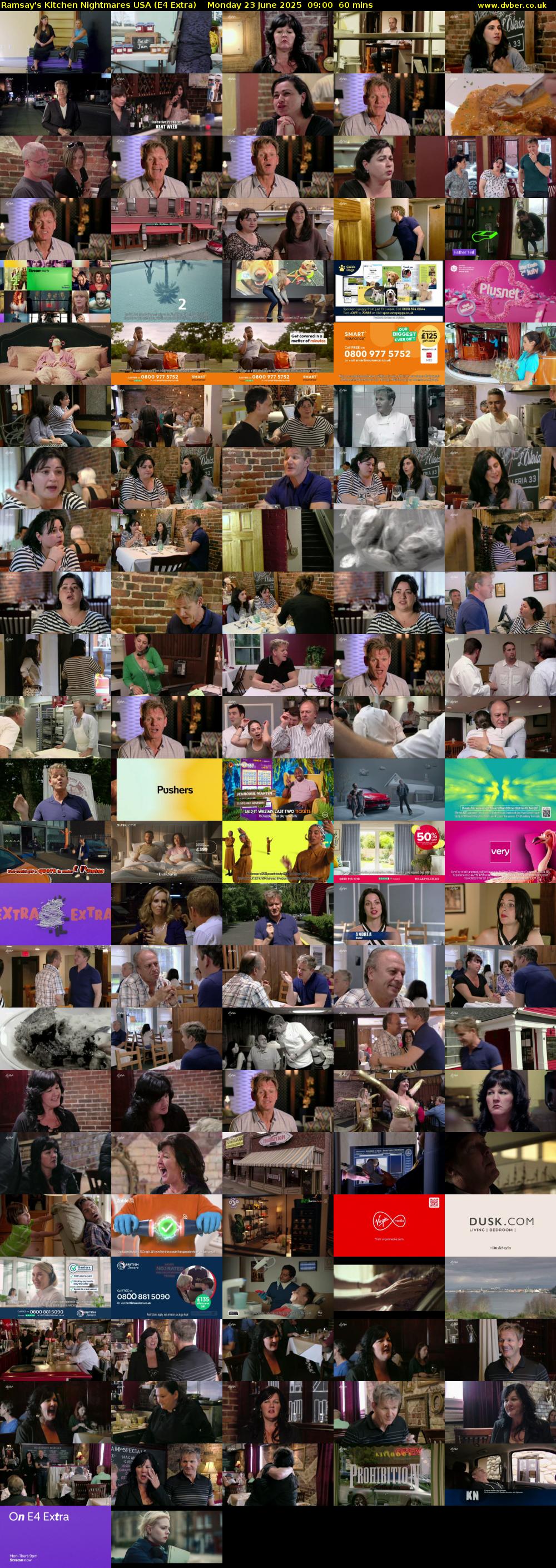 Ramsay's Kitchen Nightmares USA (E4 Extra) Monday 23 June 2025 09:00 - 10:00