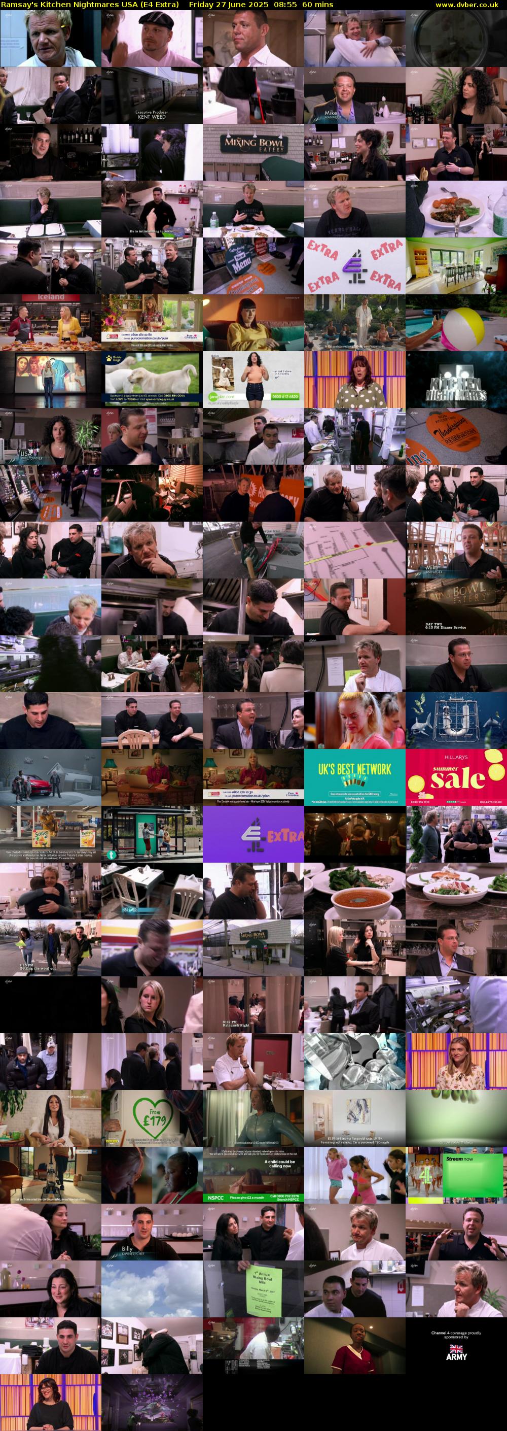 Ramsay's Kitchen Nightmares USA (E4 Extra) Friday 27 June 2025 08:55 - 09:55