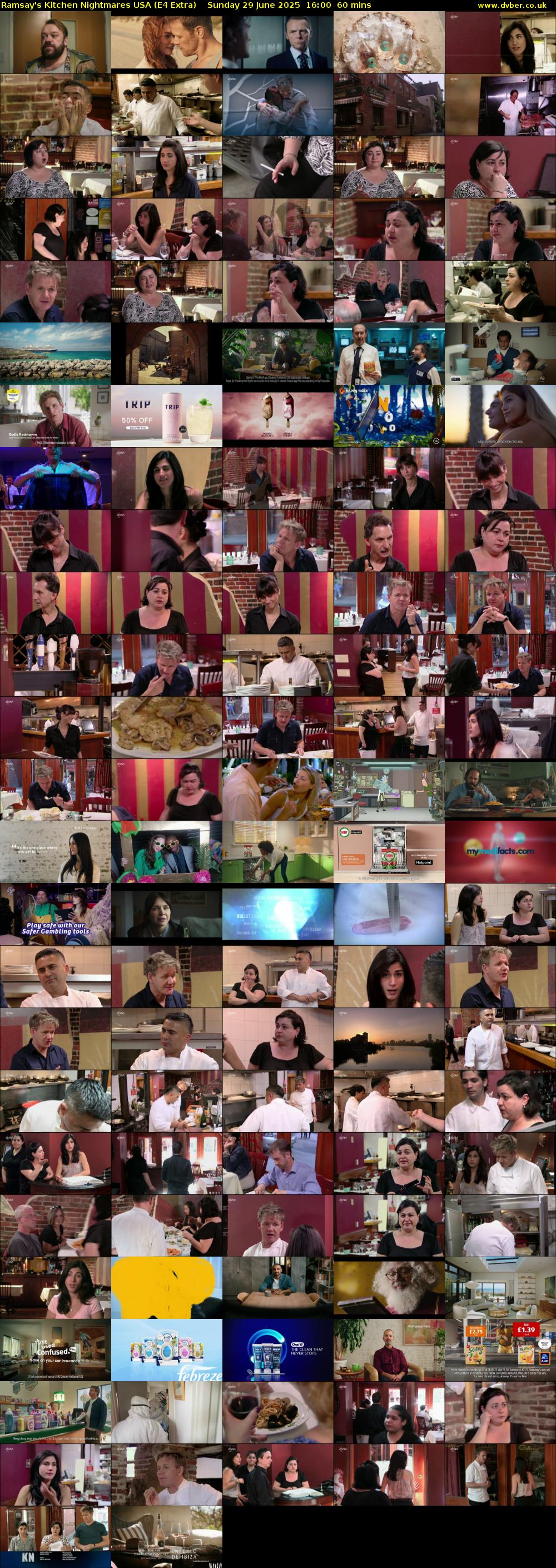 Ramsay's Kitchen Nightmares USA (E4 Extra) Sunday 29 June 2025 16:00 - 17:00