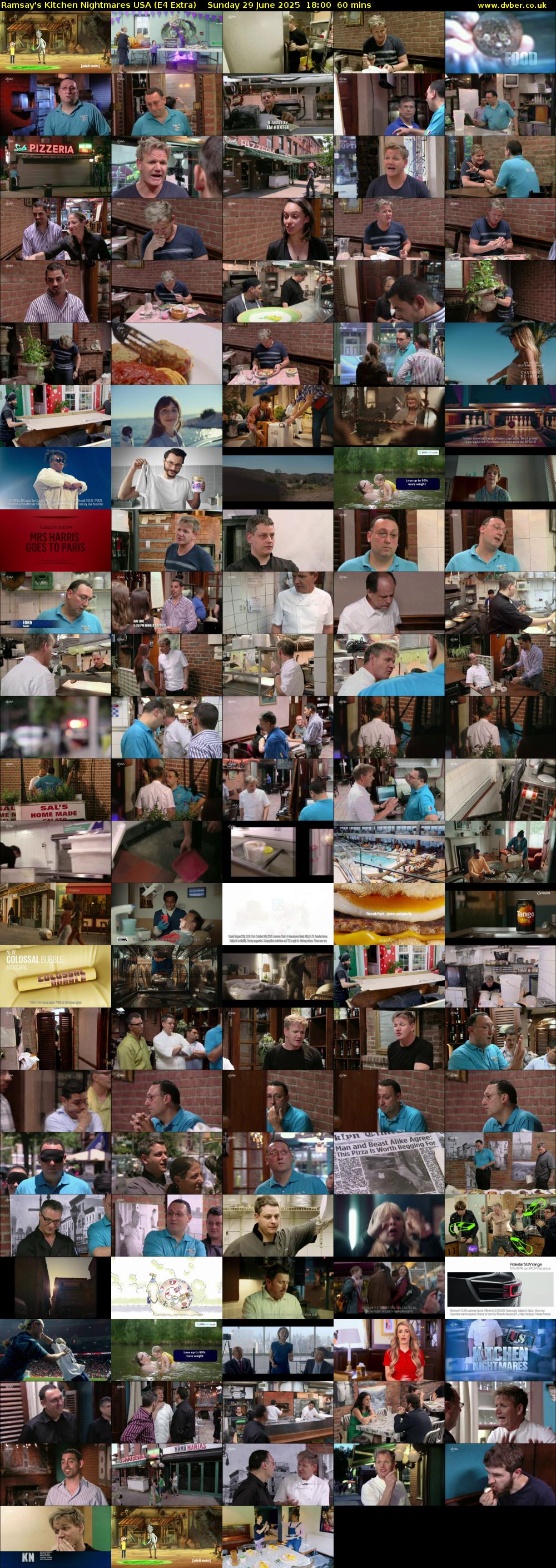 Ramsay's Kitchen Nightmares USA (E4 Extra) Sunday 29 June 2025 18:00 - 19:00