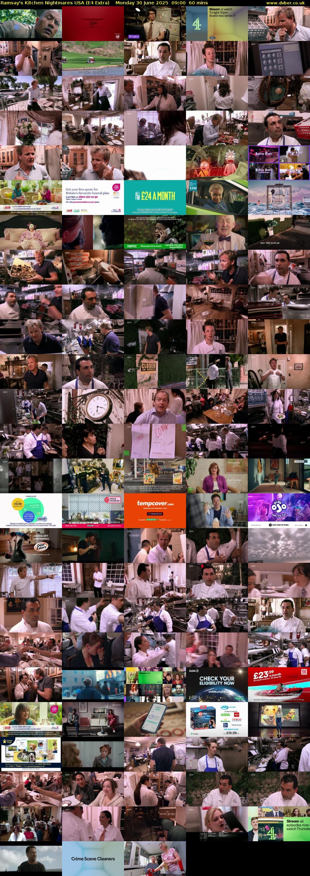 Ramsay's Kitchen Nightmares USA (E4 Extra) Monday 30 June 2025 09:00 - 10:00