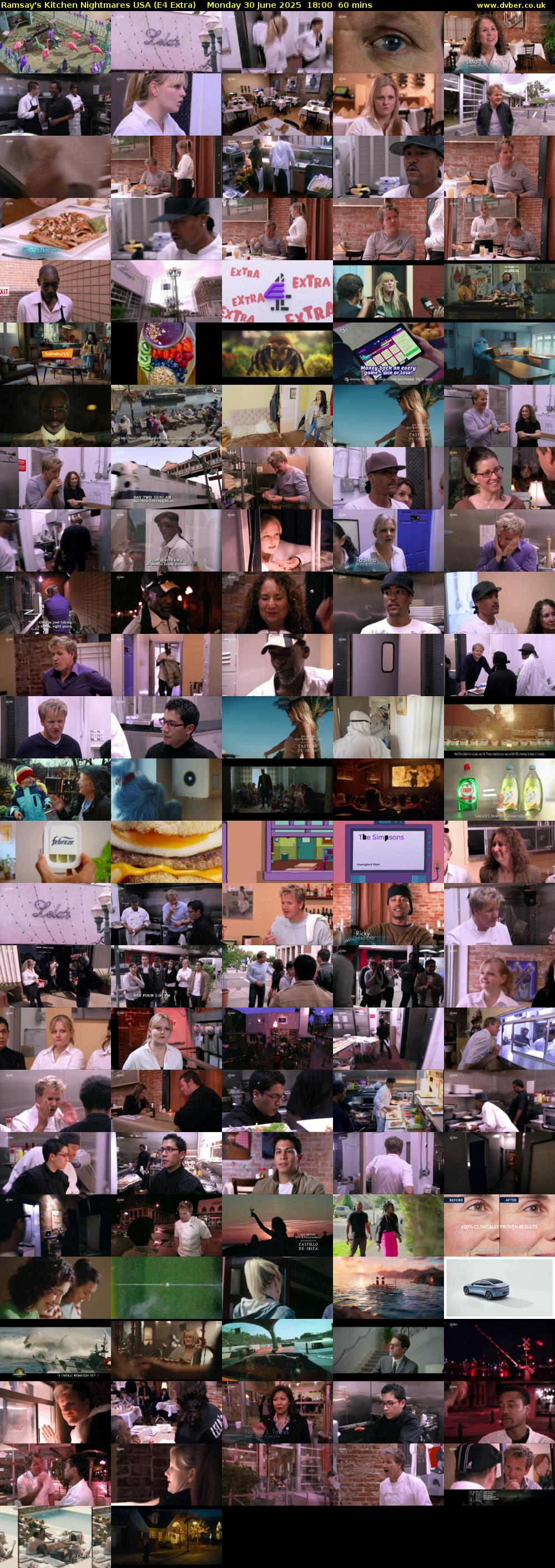 Ramsay's Kitchen Nightmares USA (E4 Extra) Monday 30 June 2025 18:00 - 19:00