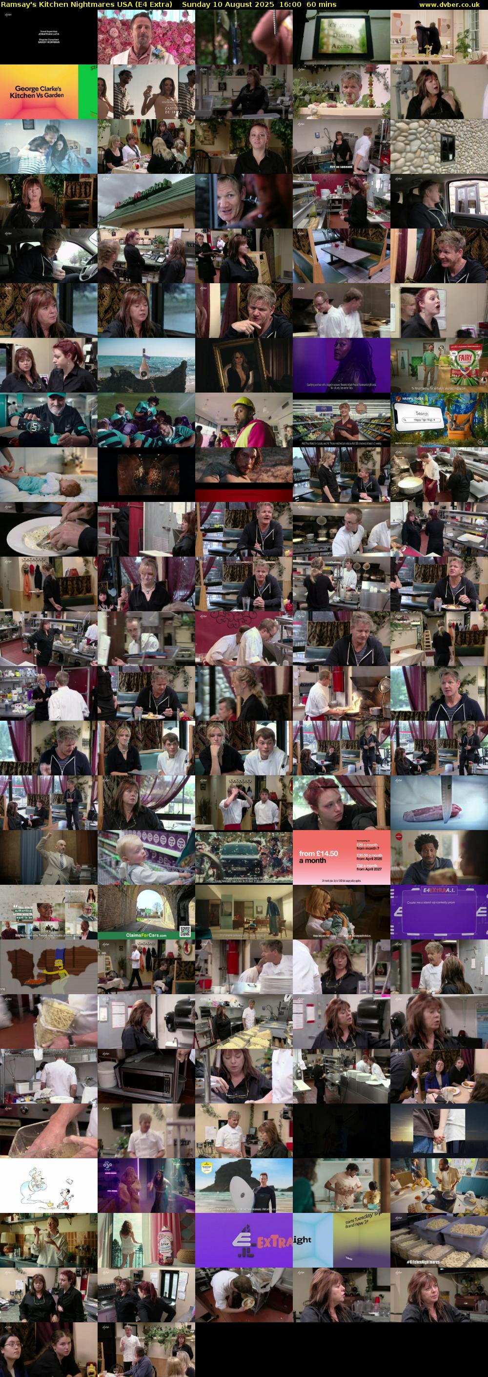 Ramsay's Kitchen Nightmares USA (E4 Extra) Sunday 10 August 2025 16:00 - 17:00