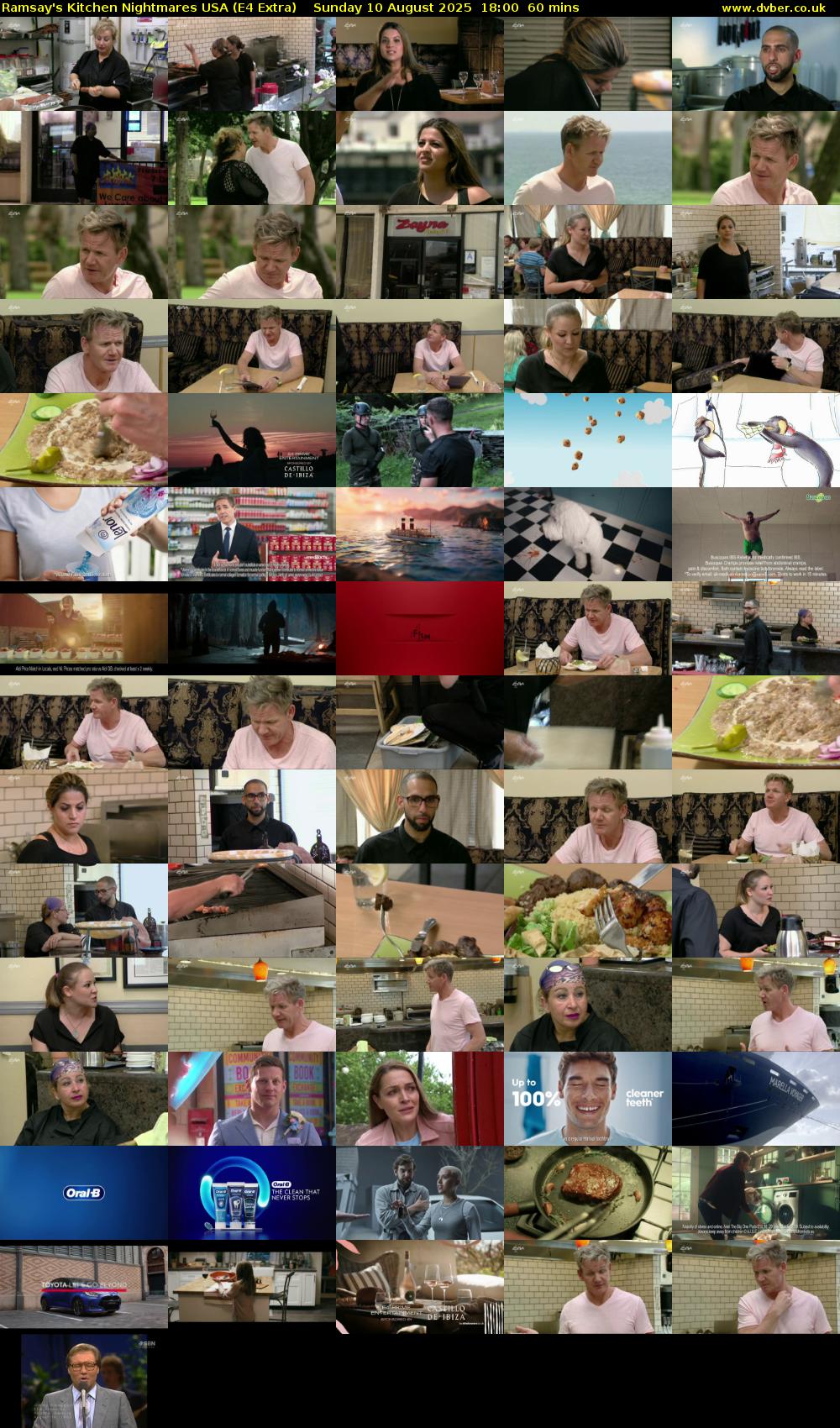 Ramsay's Kitchen Nightmares USA (E4 Extra) Sunday 10 August 2025 18:00 - 19:00