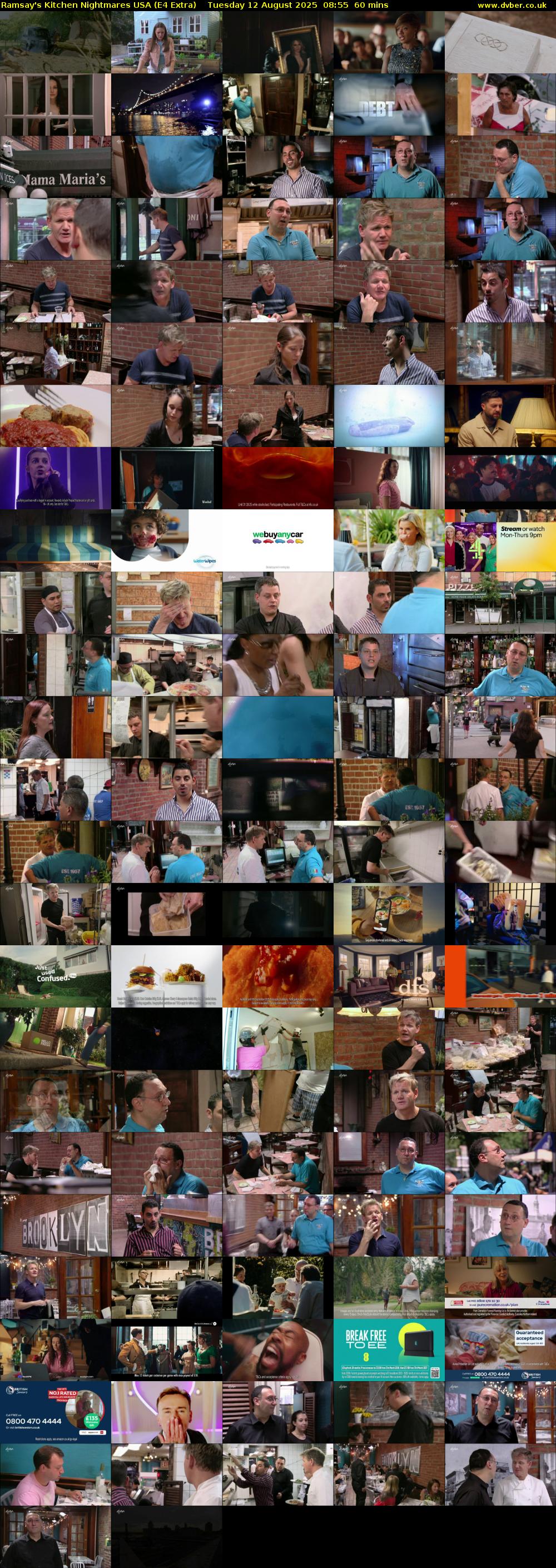 Ramsay's Kitchen Nightmares USA (E4 Extra) Tuesday 12 August 2025 08:55 - 09:55
