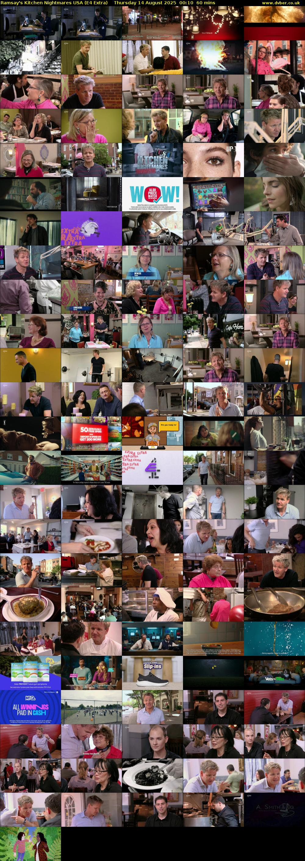 Ramsay's Kitchen Nightmares USA (E4 Extra) Thursday 14 August 2025 00:10 - 01:10