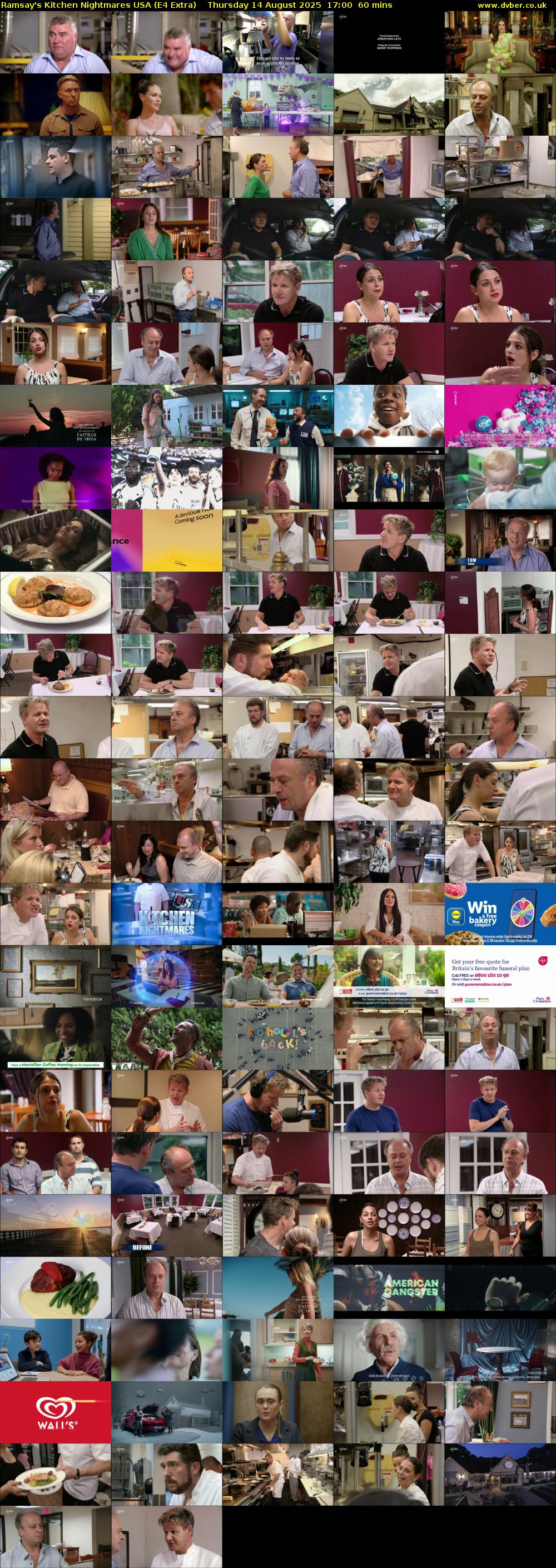 Ramsay's Kitchen Nightmares USA (E4 Extra) Thursday 14 August 2025 17:00 - 18:00