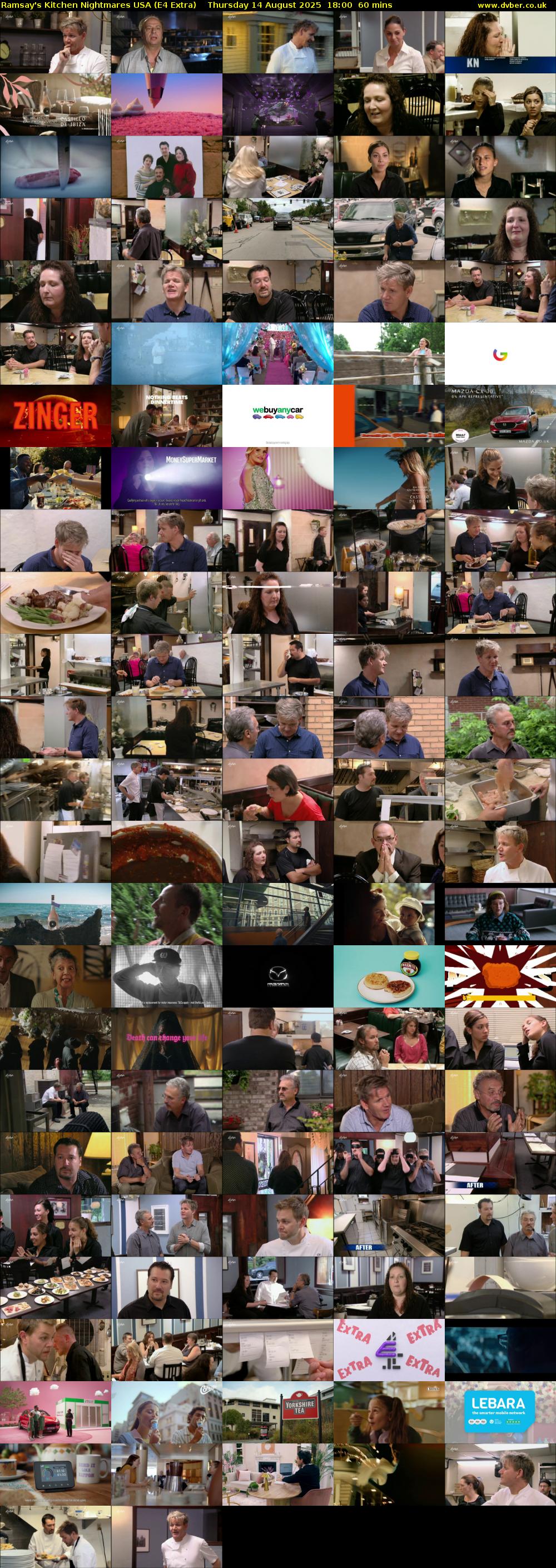 Ramsay's Kitchen Nightmares USA (E4 Extra) Thursday 14 August 2025 18:00 - 19:00