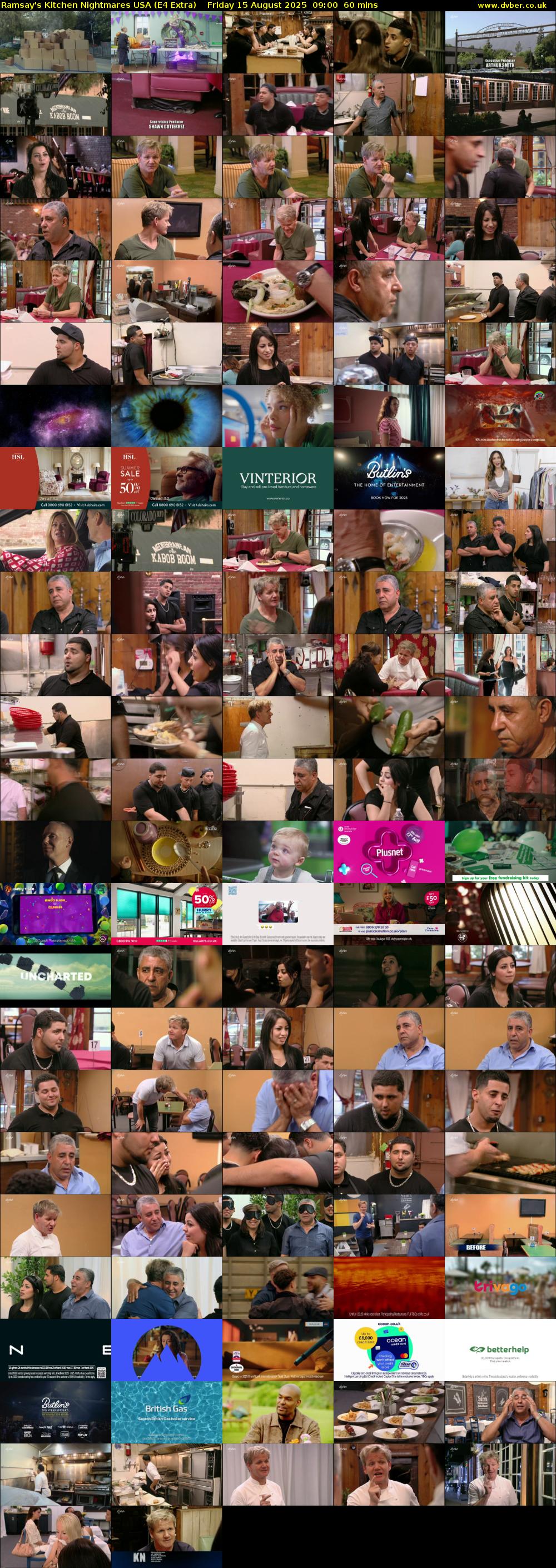 Ramsay's Kitchen Nightmares USA (E4 Extra) Friday 15 August 2025 09:00 - 10:00