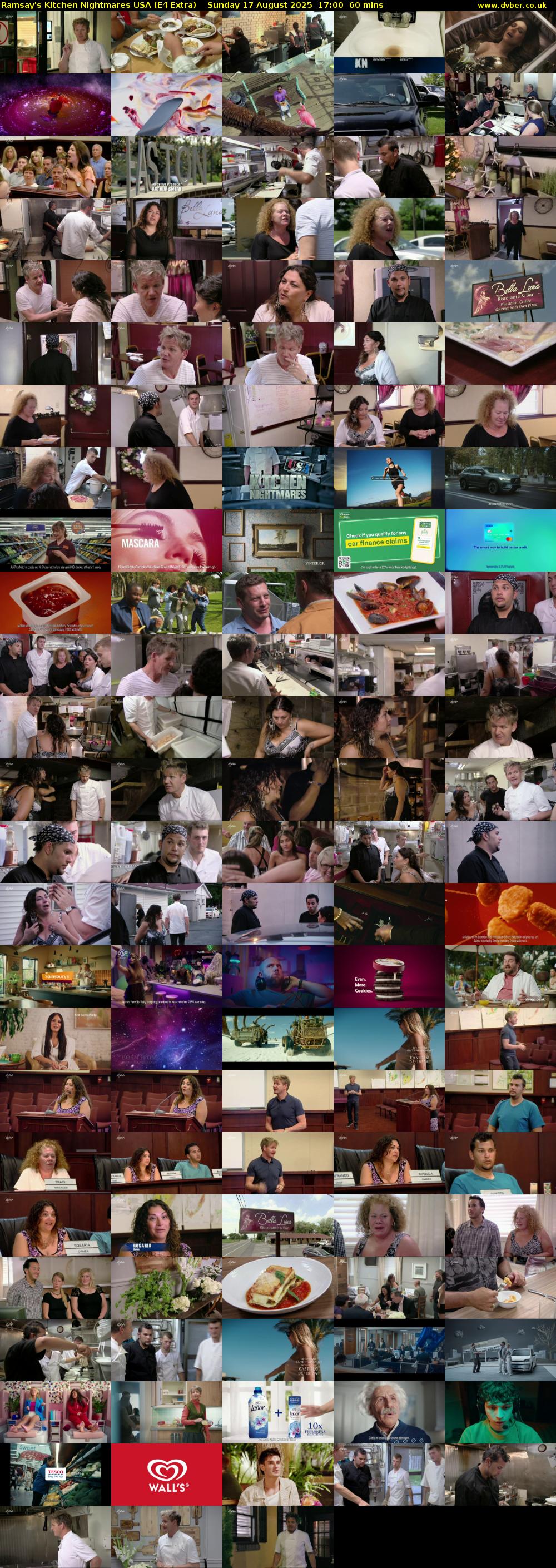 Ramsay's Kitchen Nightmares USA (E4 Extra) Sunday 17 August 2025 17:00 - 18:00