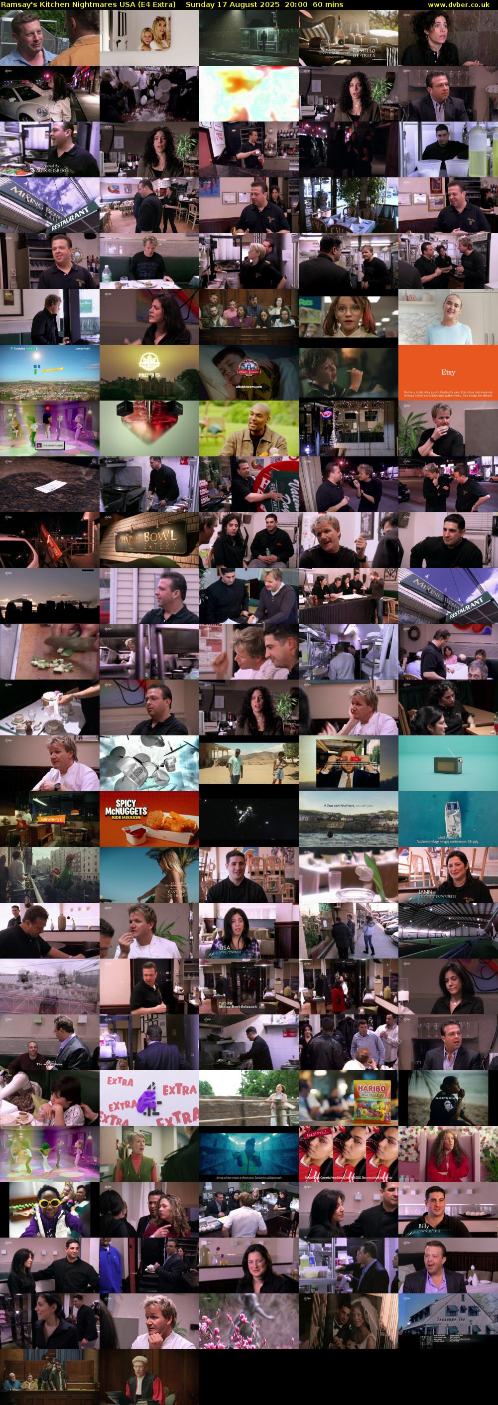 Ramsay's Kitchen Nightmares USA (E4 Extra) Sunday 17 August 2025 20:00 - 21:00