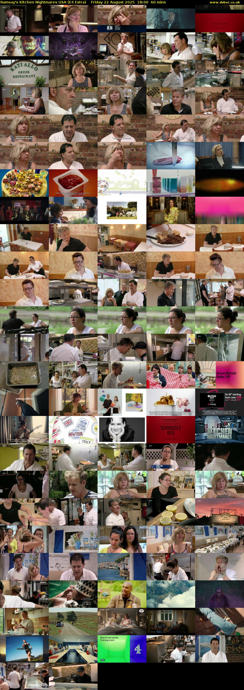 Ramsay's Kitchen Nightmares USA (E4 Extra) Friday 22 August 2025 18:00 - 19:00