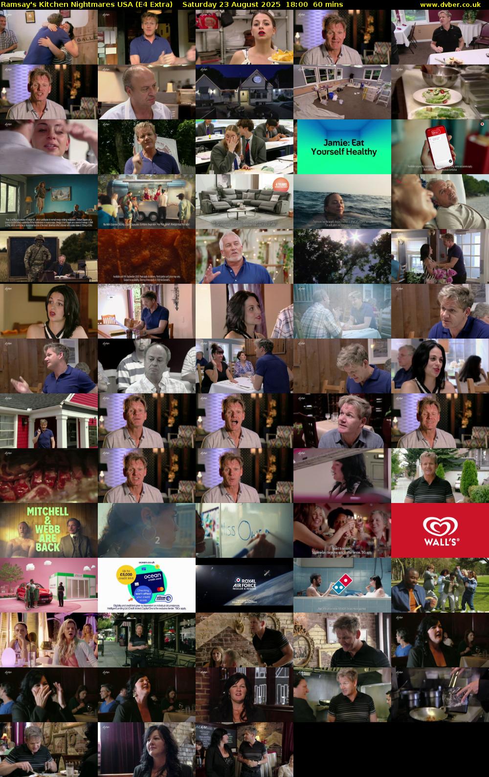 Ramsay's Kitchen Nightmares USA (E4 Extra) Saturday 23 August 2025 18:00 - 19:00