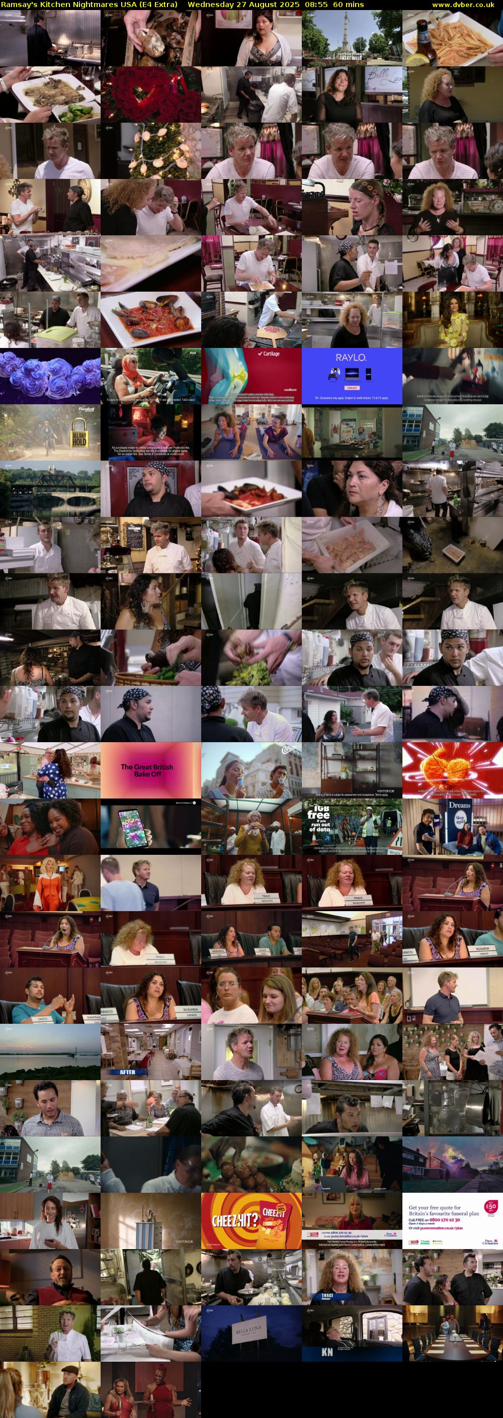Ramsay's Kitchen Nightmares USA (E4 Extra) Wednesday 27 August 2025 08:55 - 09:55